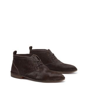 NWT Trask Addy Haircalf Brown Bootie